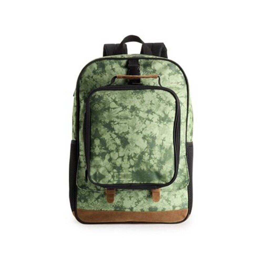 Green Camo Printed Backpack 2-Piece Back To School‎ Set NEW